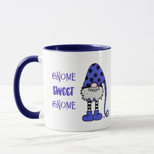 Keramik-Tasse - Whimsical Gnome Tasse (Links)