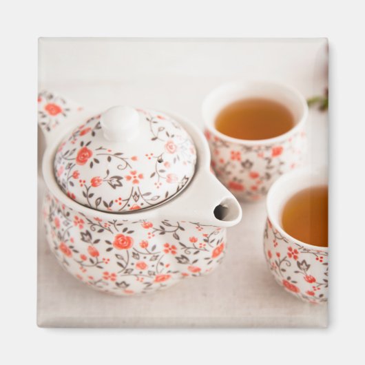 Keramik Tea Set Magnet (Vorne)