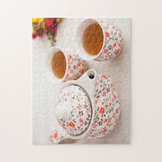 Keramik-Tee-Set Puzzle (Vertikal)