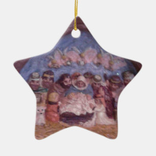 Keramik "THE CHRISTMAS STABLE" Ornament