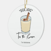 Keramik The Season Eggnog Ornament (Links)