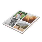Keramik Tile 4 Foto Square Grid Template schattier Fliese (Seite)