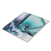 Keramik Tile - Abstraktes Alkoholtupfer - Glühlamp Fliese (Seite)