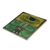 Keramik Tile-Art-Nouveau Florenz-Antiquitätenwall Fliese (Seite)