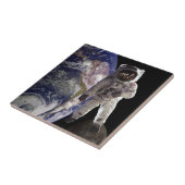 Keramik Tile Astronaut Fliese (Seite)