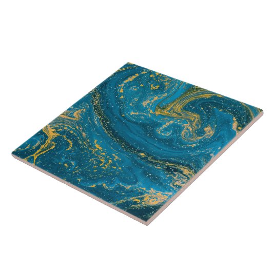 Keramik Tile aus blauem Marmor Fliese (Seite)
