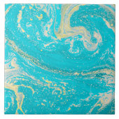 Keramik Tile aus blauem Marmor Fliese (Vorderseite)