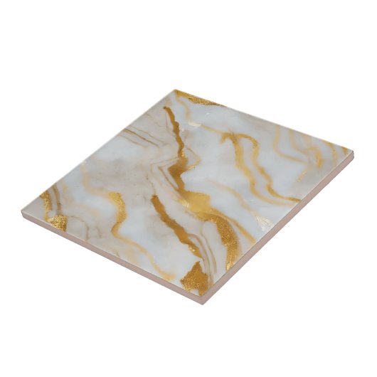 Keramik-Tile aus Goldmarmor Fliese (Seite)