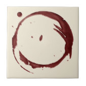 Keramik Tile aus Weinglas (klein) Fliese (Vorderseite)