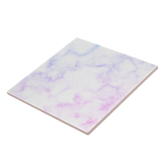 Keramik Tile aus weißem und rosafarbenem Marmor Fliese (Seite)