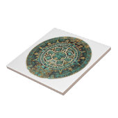Keramik Tile Aztec Green Fliese (Seite)