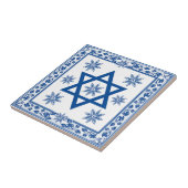 Keramik Tile, Azulejo, Portugiesisch und jüdisch Fliese (Seite)