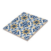 Keramik Tile - Azulejo Yellow Blue Fliese (Seite)