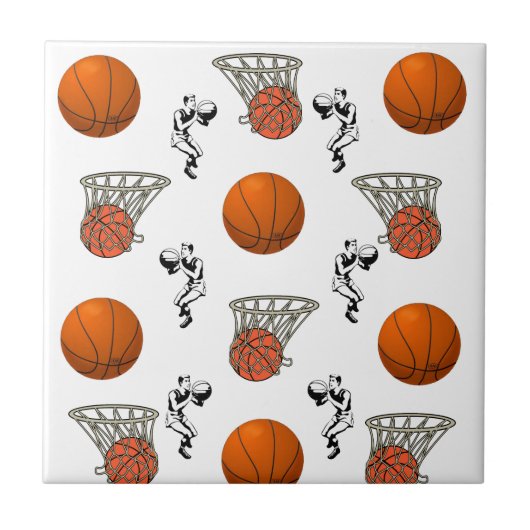 Keramik Tile Basketball Fliese (Vorderseite)