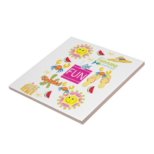 Keramik Tile Beach House Fun Fliese (Seite)
