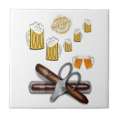 Keramik Tile Beer Fliese (Vorderseite)