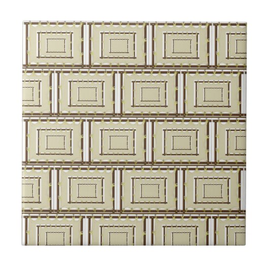 Keramik Tile Beige Brown Fliese (Vorderseite)