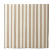 Keramik Tile Beige Streifen Fliese (Vorderseite)
