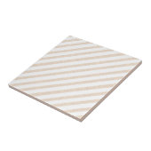 Keramik Tile Beige Streifen Fliese (Seite)