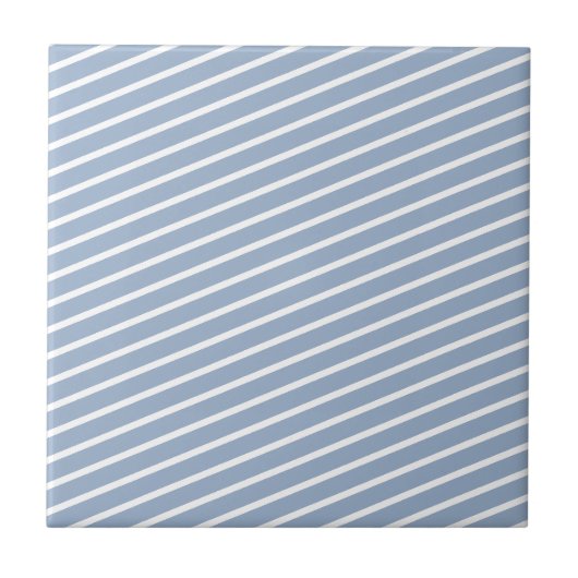 Keramik Tile Blue Strip Fliese (Vorderseite)