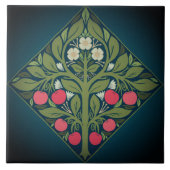 Keramik Tile - Blühender Obstbaum Fliese (Vorderseite)