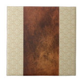 Keramik Tile Brown & Beige Fliese (Vorderseite)