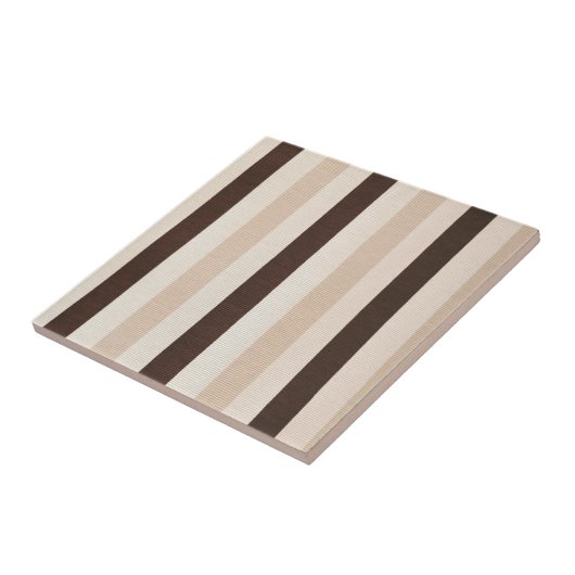 Keramik Tile Brown & Beige Fliese (Seite)