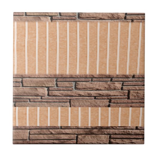Keramik Tile Burnt Orange Brick Fliese (Vorderseite)
