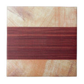 Keramik Tile Burnt Orange Muster Fliese (Vorderseite)