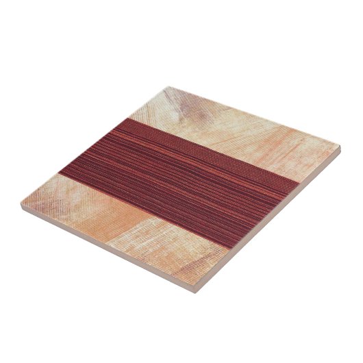 Keramik Tile Burnt Orange Muster Fliese (Seite)