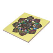 Keramik Tile Colorful Mandala Fliese (Seite)