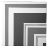 Keramik Tile - Coole Graue Silver Split Corner Fliese (Vorderseite)