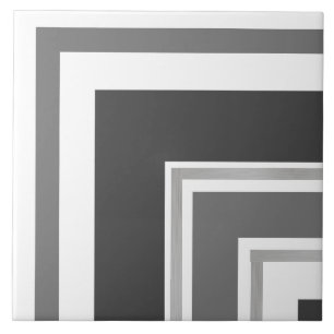 Keramik Tile - Coole Graue Silver Split Corner Fliese