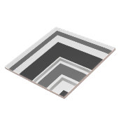 Keramik Tile - Coole Graue Silver Split Corner Fliese (Seite)