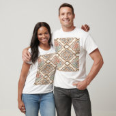 Keramik Tile: Dekoration der Kunstmauer T-Shirt (Unisex)