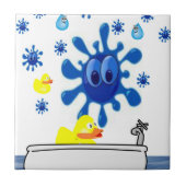 Keramik Tile Duck Fliese (Vorderseite)