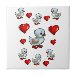 Keramik Tile Duck Fliese