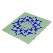 Keramik Tile, ein elegantes blaues und grünes Desi Fliese (Seite)