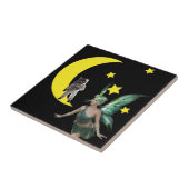 Keramik Tile Fairy Astronaut Fliese (Seite)