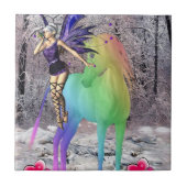 Keramik Tile Fairy Pony Fliese (Vorderseite)