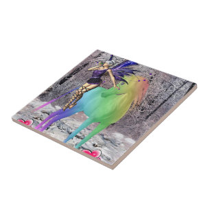 Keramik Tile Fairy Pony Fliese