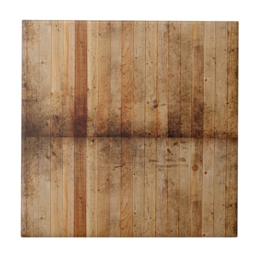 Keramik Tile farbenfrohe Farben Orange Holz Fliese (Vorderseite)