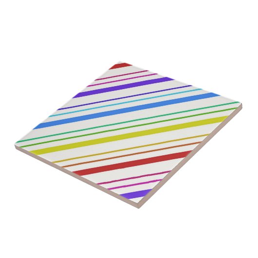 Keramik Tile farbenfrohe Farben Streifen Fliese (Seite)