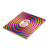 Keramik Tile farbige Streifen Kreis Fliese (Seite)