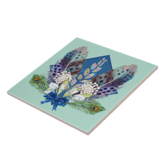 KERAMIK TILE - FEUERN UND VÖGEL FLIESE (Seite)