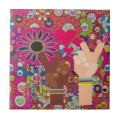 Keramik TIle Fliese (Vorderseite)