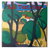 Keramik Tile Fliese (Vorderseite)