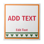 Keramik Tile Fliese (Vorderseite)