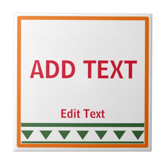 Keramik Tile Fliese (Vorderseite)