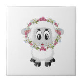 Keramik Tile Floral Shees Blume Fliese (Vorderseite)